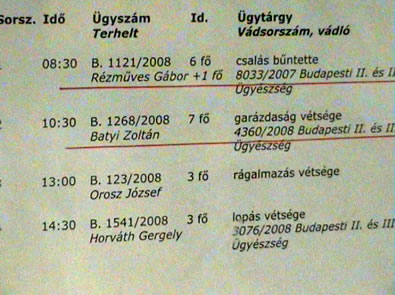Orosz József rágalmazott