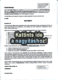 Irat-igénylésem a Gárda per kapcsán - Kattints a nagyításhoz!