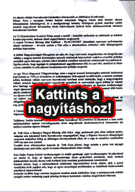 Elsőfokú végzés a Gárda per beavatkozóiról - Második oldal - Kattints a nagyításhoz!