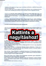 Elsőfokú végzés a Gárda per beavatkozóiról - Harmadik oldal - Kattints a nagyításhoz!