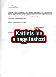 Hiánypótlási felhívás - Második oldal - Kattints a nagyításhoz!