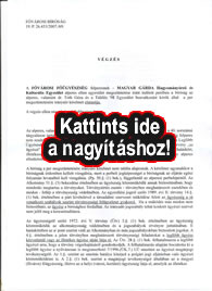A per megszüntetésének elutasítása - Első oldal - Kattints a nagyításhoz!