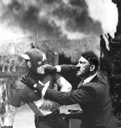 Amerika Kapitány és Hitler - Te kinek szurkolsz?