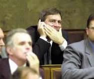 Bánk Úr, még anno bent a Parlamentben.