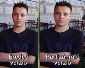 Partizáninfó hamisítás. - Kattints a képre az eredeti felvételhez!