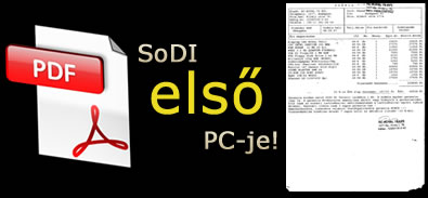 SoDI első PC-je!