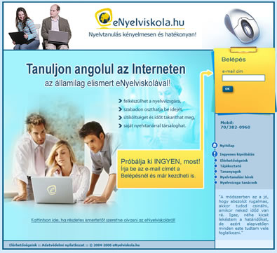 eNyelviskola.hu - marketingb�l �t�s!