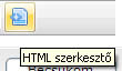 A HTML szerkesztő ikonja a Freeblog bejegyzés szerkesztőjében