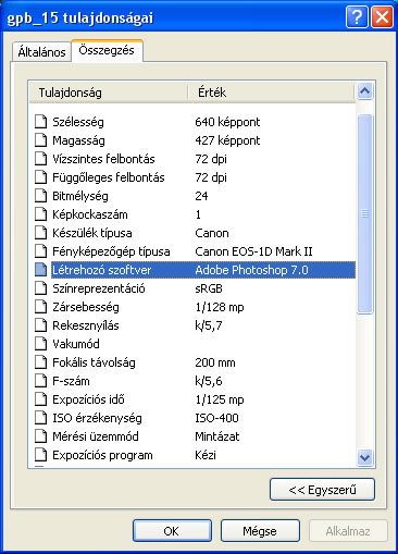 Index-es hamisítás Photoshop-pal