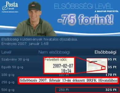 Talán a Posta lopott meg egy kávé árával?