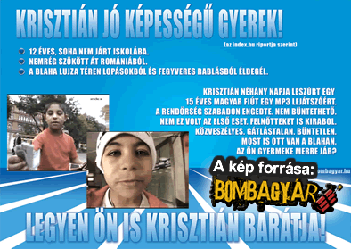 Tomcat plakátja Krisztiánkáról