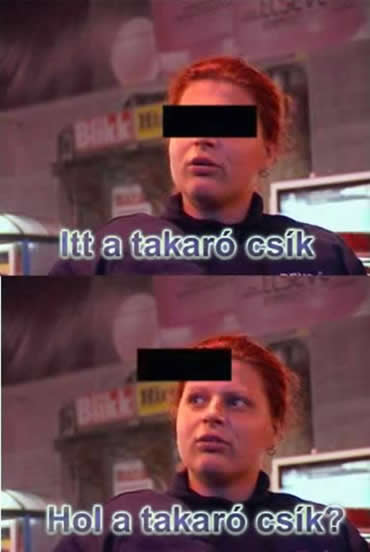 Itt a csík, hol a csík?
