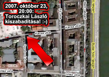 Kuruc.info: Toroczkait a Gyorskocsi utcából szabadíthatjuk ki este 8-kor