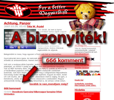 Tóta W. Árpád a sátán!