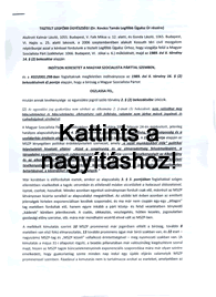 Kroko és Gonda beadványa az MSZP feloszlatásáért - 1. oldal - Kattints a nagyításhoz!
