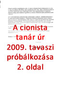 A cionista tanár 2009. tavaszi próbálkozása SoDI lakásmaffia-ügyében - 2. oldal - Kattints a nagyításhoz!