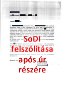 SoDI felszólítása após úr számára a lakásmaffia-ügyben - Kattints a nagyításhoz!
