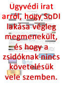 Ügyvédi irat arról, hogy SoDI lakása végleg megmenekült, és hogy a zsidóknak nincs követelésük vele szemben. - Kattints a nagyításhoz!