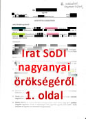 Irat SoDI nagyanyai örökségéről - 1. oldal - Kattints a nagyításhoz!
