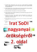 Irat SoDI nagyanyai örökségéről - 2. oldal - Kattints a nagyításhoz!