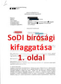 SoDI bírósági kifaggatása a lakásmaffia-ügyében - 1. oldal - Kattints a nagyításhoz!