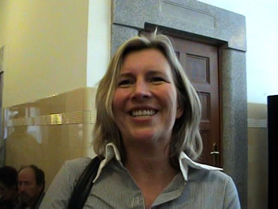 Krisztina boldog