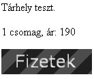 Próba weblap 'fizetek' gombbal